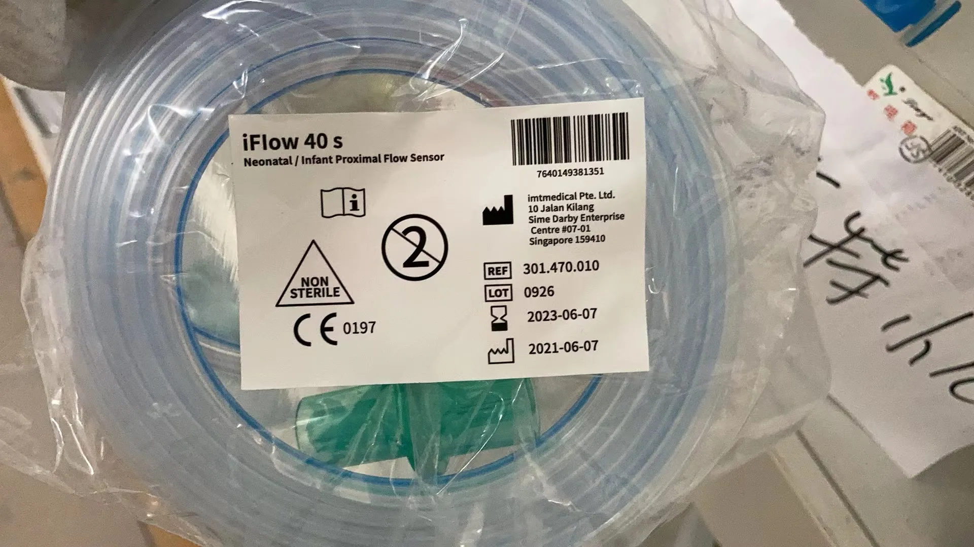 bellavista iFlow 40s 301.470.010 Flow Sensor of Neonatal/infant Proximal Flow Sensor
bellavista iFlow 40s 301.470.010 Flow Sensor of Neonatal/infant Proximal Flow Sensor