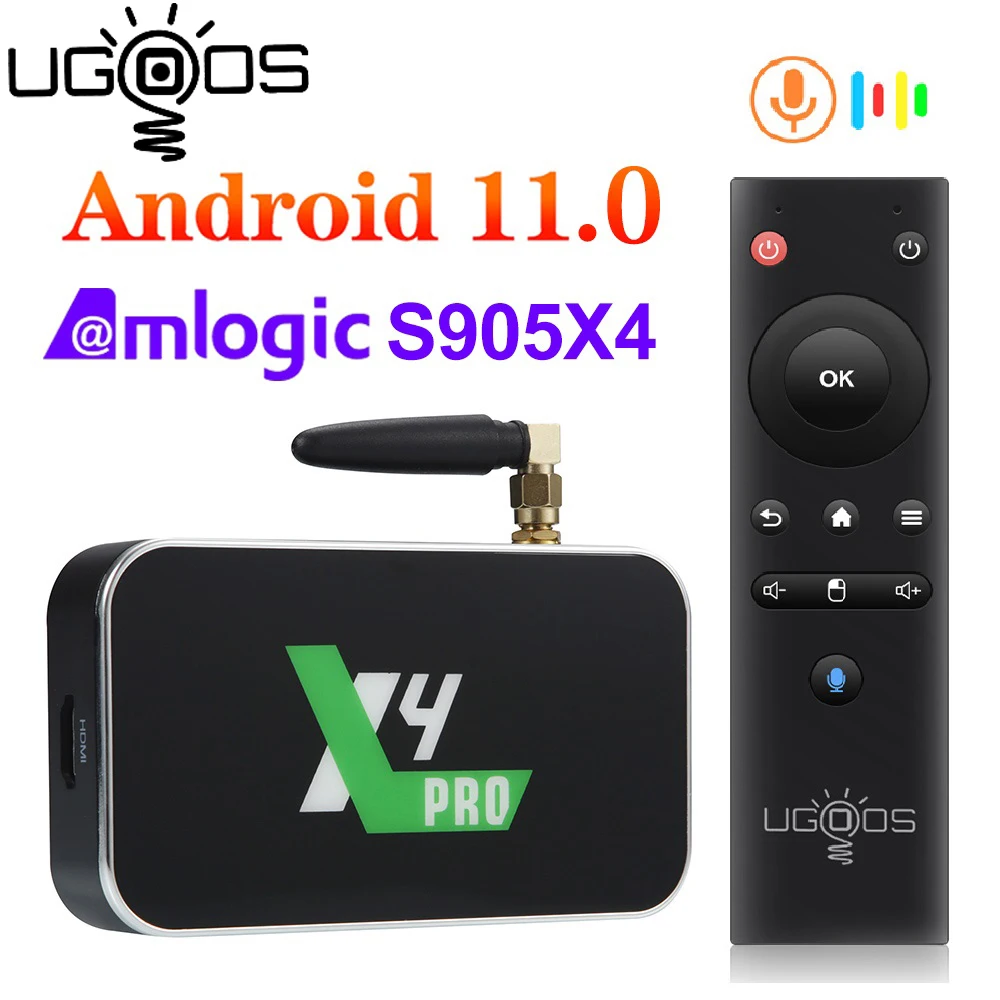 Ugoos X4 Pro 4GB 32GB X4 Cube DDR4 Amlogic S905 X4 Pro S905 Smart TV Box Android 11 9.0 1000M 4K X3 Cube X3 Plus Set Top Box
Ugoos X4 Pro 4GB 32GB X4 Cube DDR4 Amlogic S905 X4 Pro S905 Smart TV Box Android 11 9.0 1000M 4K X3 Cube X3 Plus Set Top Box