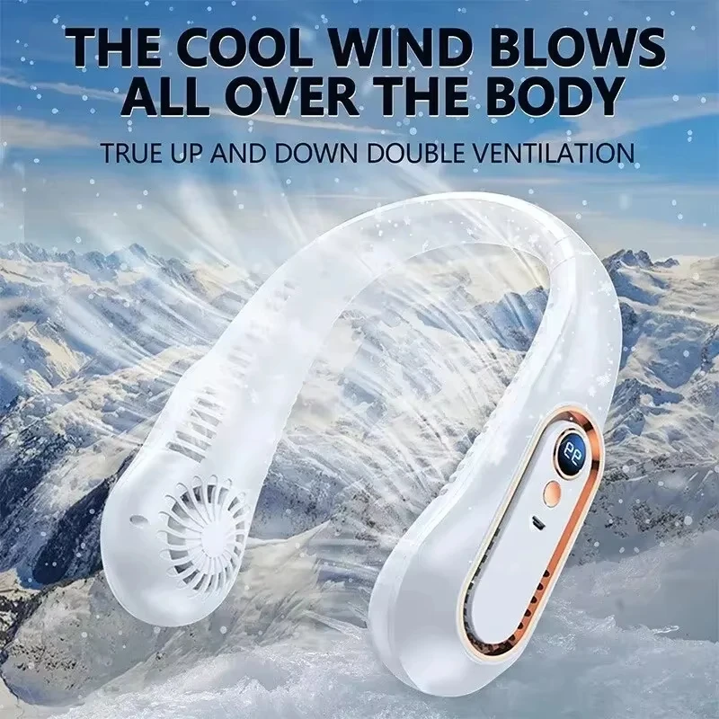 Tuhopeta Ceiling Halter Fan USB Rechargeable Portable Fan Students Office Outdoor Sports Digital display Halter Fan Neck Cooler
Tuhopeta Ceiling Halter Fan USB Rechargeable Portable Fan Students Office Outdoor Sports Digital display Halter Fan Neck Cooler