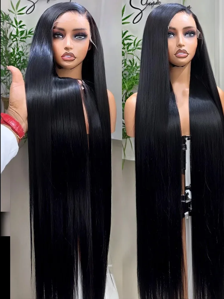 Mossily 30 38 Inch Bone Straight 13x6 HD Human Hair Lace Frontal Wigs 220 Density Lace Front Black Wig For Women Pre Plucked
Mossily 30 38 Inch Bone Straight 13x6 HD Human Hair Lace Frontal Wigs 220 Density Lace Front Black Wig For Women Pre Plucked