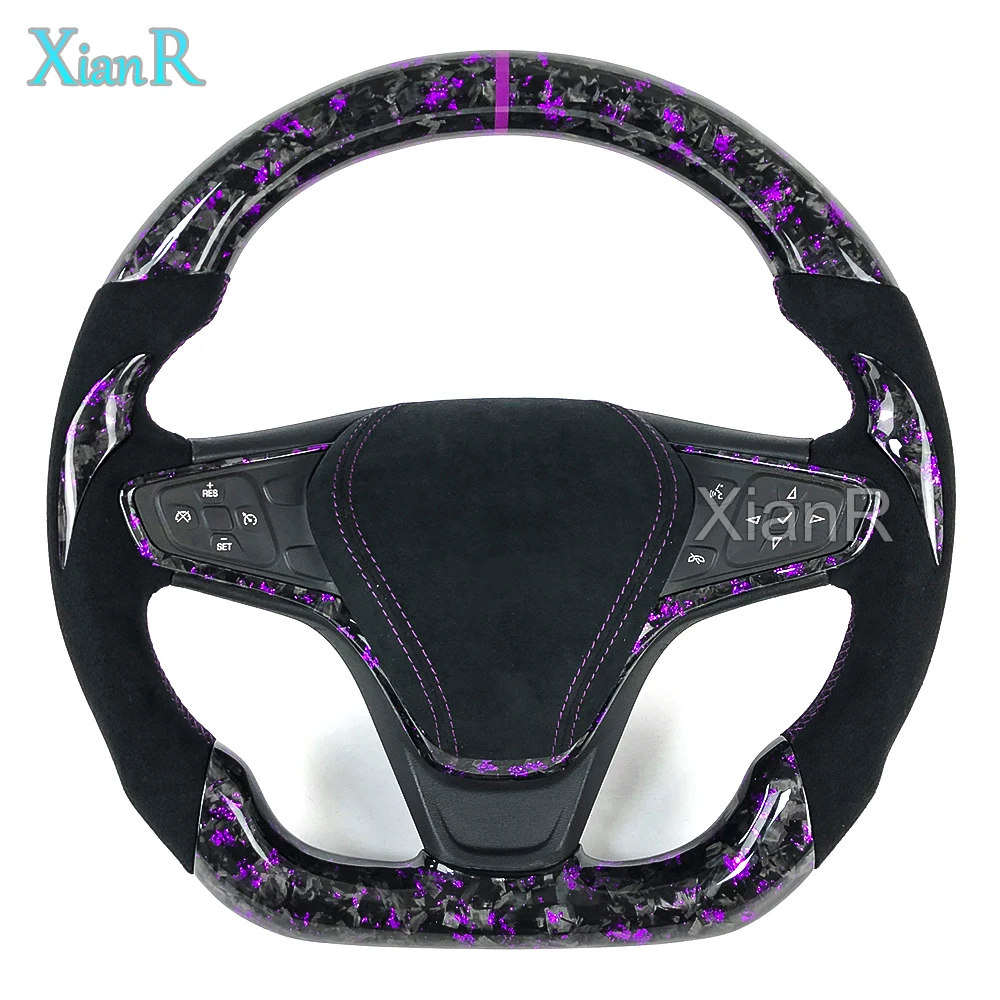 Cars Accessories for Chevrolet Malibu Car Steering Wheel Custom Purple Powder Forged Carbon Fiber Steering Wheel
Cars Accessories for Chevrolet Malibu Car Steering Wheel Custom Purple Powder Forged Carbon Fiber Steering Wheel
