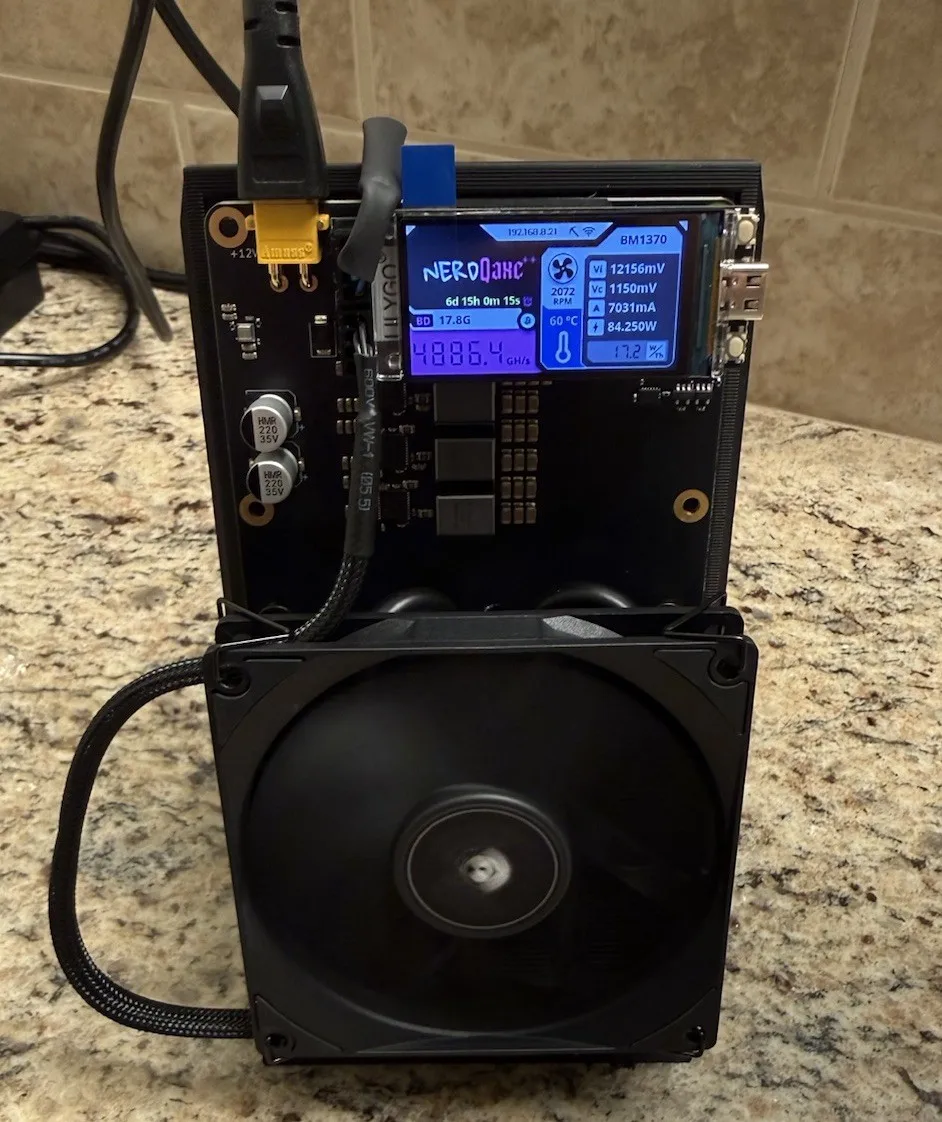 JD BUY 2 GET 1 FREE NerdQaxe++ Bitcoin Solo Miner
JD BUY 2 GET 1 FREE NerdQaxe++ Bitcoin Solo Miner