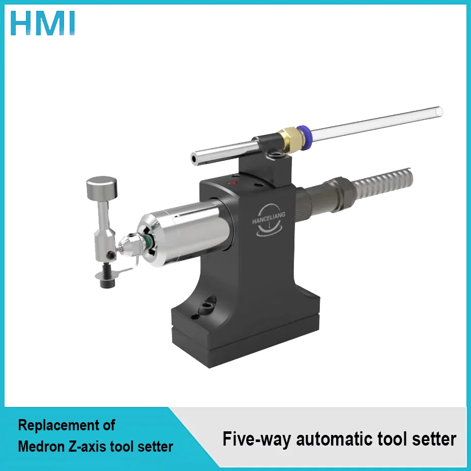 Five-way automatic tool setter CNC machine tool horizontal five-direction CNC machining replaces Medlong Z-axis tool setter
Five-way automatic tool setter CNC machine tool horizontal five-direction CNC machining replaces Medlong Z-axis tool setter