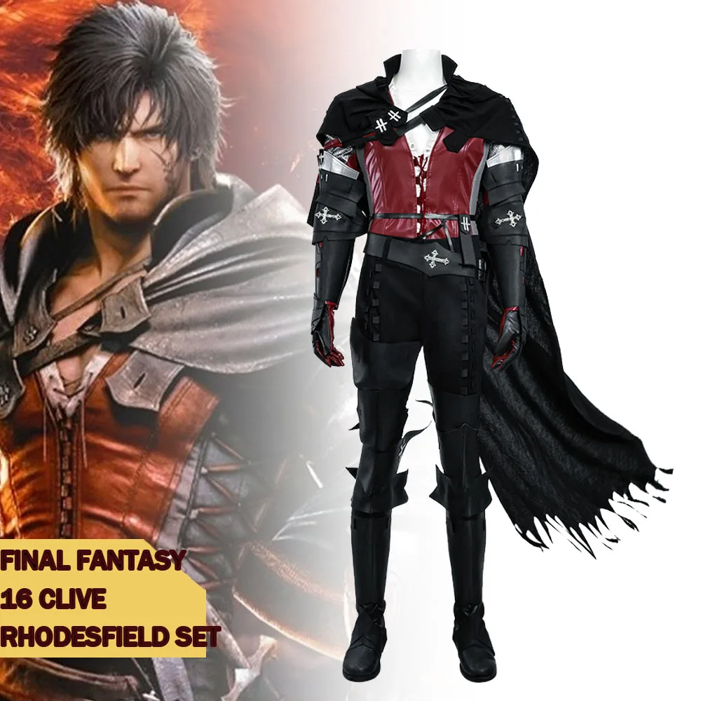 Game Final Fontasy XVI Clive Rosfield Cosplay Costume FF16 Clive Cos Battle Suit Men Halloween Carnival Party Sexy Suit
Game Final Fontasy XVI Clive Rosfield Cosplay Costume FF16 Clive Cos Battle Suit Men Halloween Carnival Party Sexy Suit