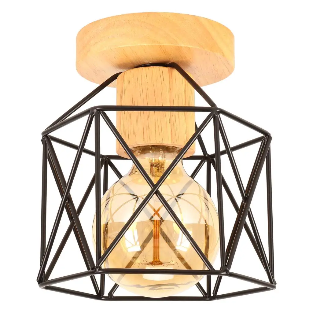 Vintage Wood LED E27 Ceiling Light for Kitchen Living Room Restaurant Industrial Retro Loft Metal Ceiling Lamp Indoor Lighting
Vintage Wood LED E27 Ceiling Light for Kitchen Living Room Restaurant Industrial Retro Loft Metal Ceiling Lamp Indoor Lighting