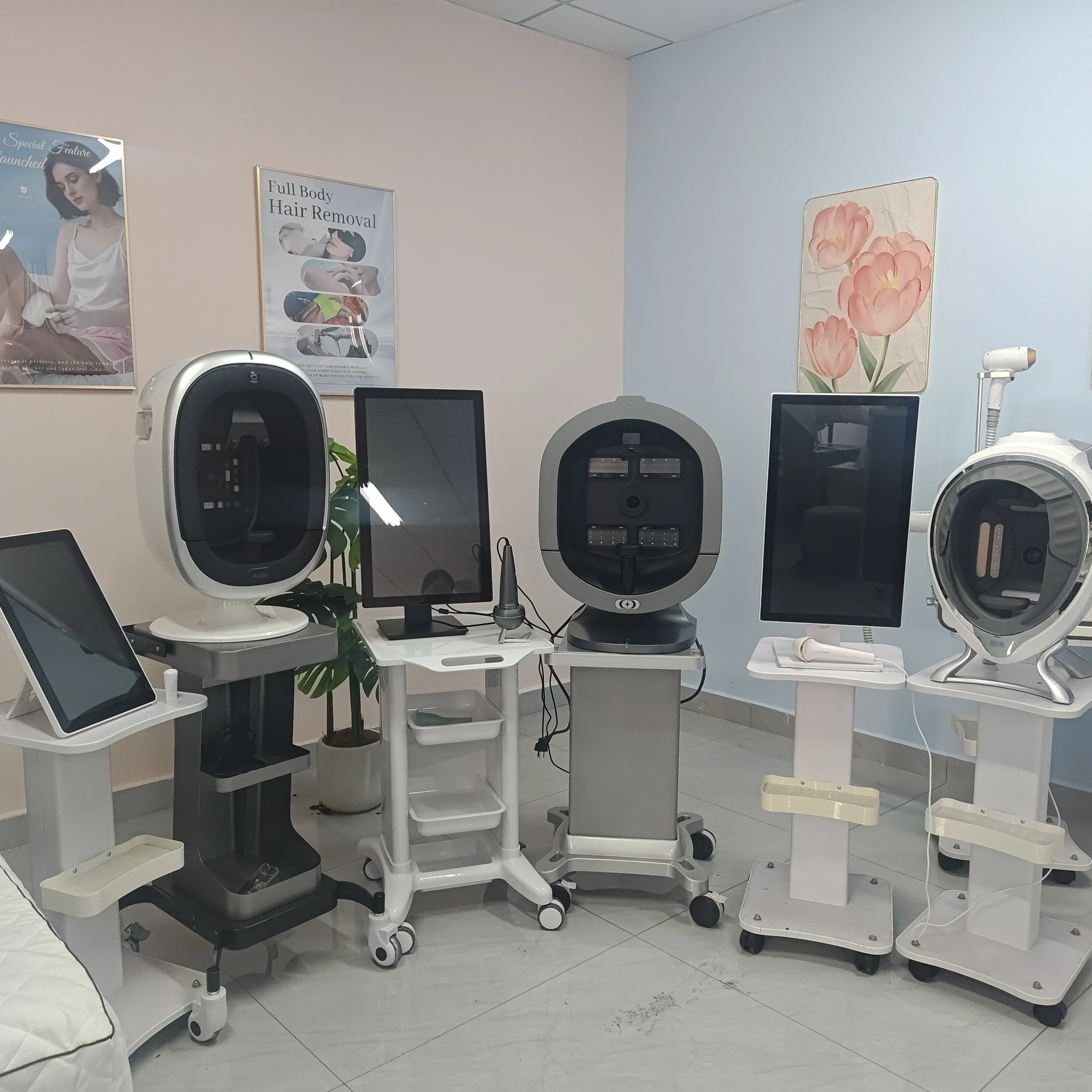 3D Skin Diagnostic System, O1 AI 36Mpixel Facial Analysis Machine, Skin Moisture Detection Analyzer, CE Salon Use Device
3D Skin Diagnostic System, O1 AI 36Mpixel Facial Analysis Machine, Skin Moisture Detection Analyzer, CE Salon Use Device