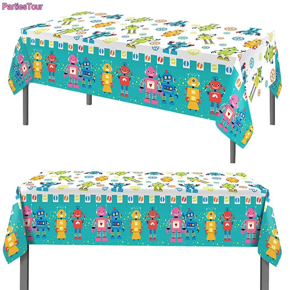 1set 130×220cm Robot Theme Party tablecloth Robot Party tablecover plates cups Robot balloon Boy Robot Birthday Party Decoration
1set 130×220cm Robot Theme Party tablecloth Robot Party tablecover plates cups Robot balloon Boy Robot Birthday Party Decoration