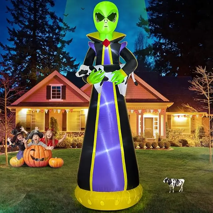 Halloween Inflatable Outdoor Decoration Inflatable Alien LED Blow Up Halloween Yard Party Garden
Halloween Inflatable Outdoor Decoration Inflatable Alien LED Blow Up Halloween Yard Party Garden