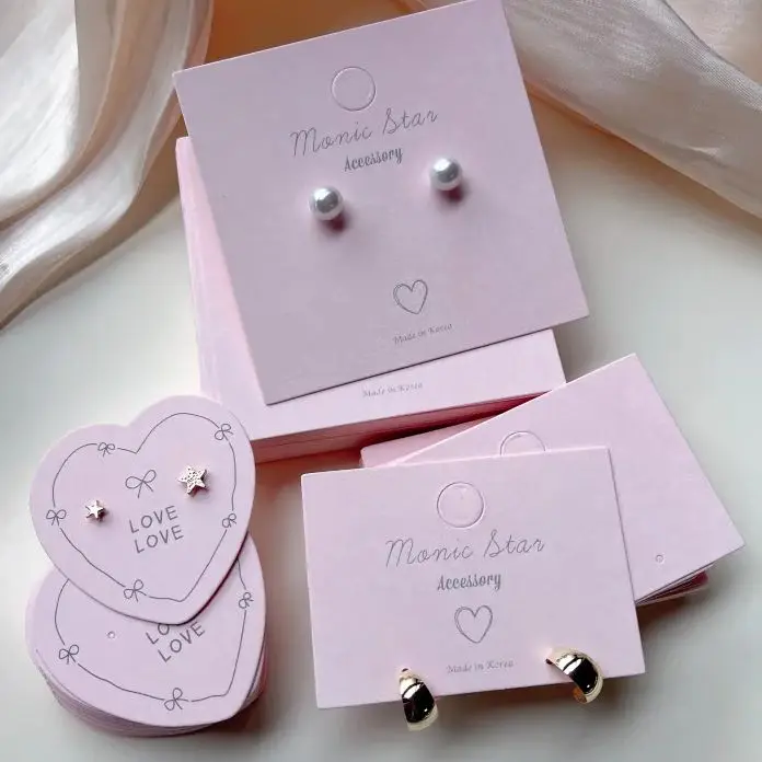 2025 Customized Earring display cards with your logo Pink Packaging Display Label Cards Tags DIY Paper Cards for small business
2025 Customized Earring display cards with your logo Pink Packaging Display Label Cards Tags DIY Paper Cards for small business