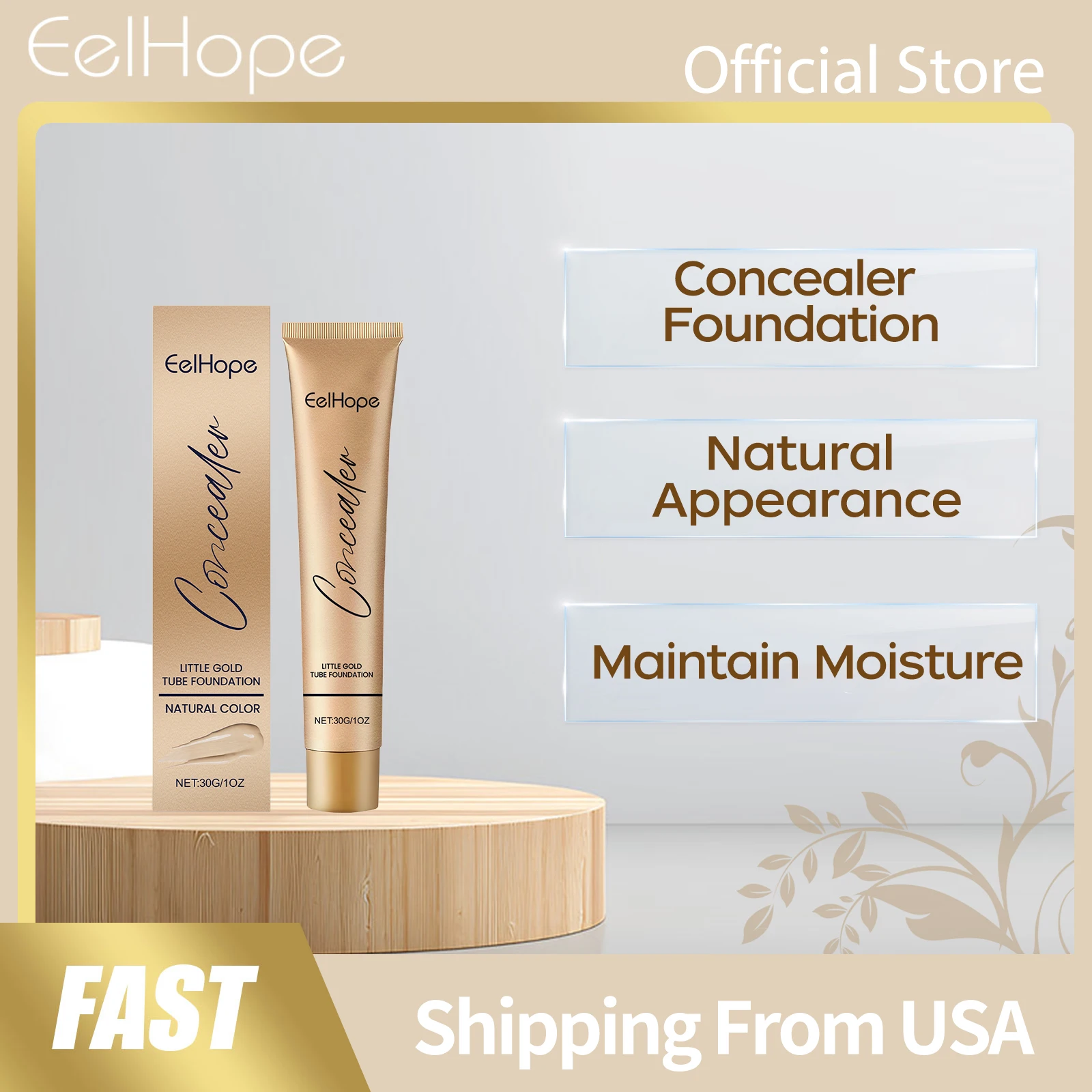 Eelhope Face Concealer Cover Facial Deficiency Adapt Skin Tone Protecting Skin Barrier Portable Natural Color Liquid Foundation
Eelhope Face Concealer Cover Facial Deficiency Adapt Skin Tone Protecting Skin Barrier Portable Natural Color Liquid Foundation