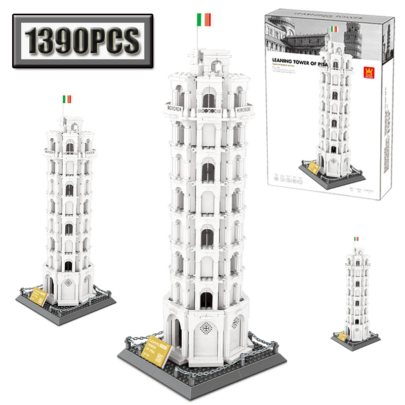 MOC 1390PCS Italy Tuscany Leaning Tower Building Blocks Set Urban Street View Architecture DIY Creative Model Puzzle Toy
MOC 1390PCS Italy Tuscany Leaning Tower Building Blocks Set Urban Street View Architecture DIY Creative Model Puzzle Toy