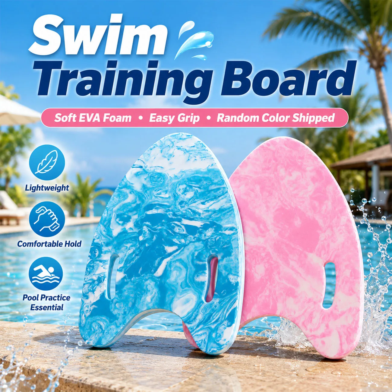 1PC Foam Swimming Kickboard Water Pool Training Swimming Aid Swim Board ,Beginner Float Exercise Equipment
1PC Foam Swimming Kickboard Water Pool Training Swimming Aid Swim Board ,Beginner Float Exercise Equipment