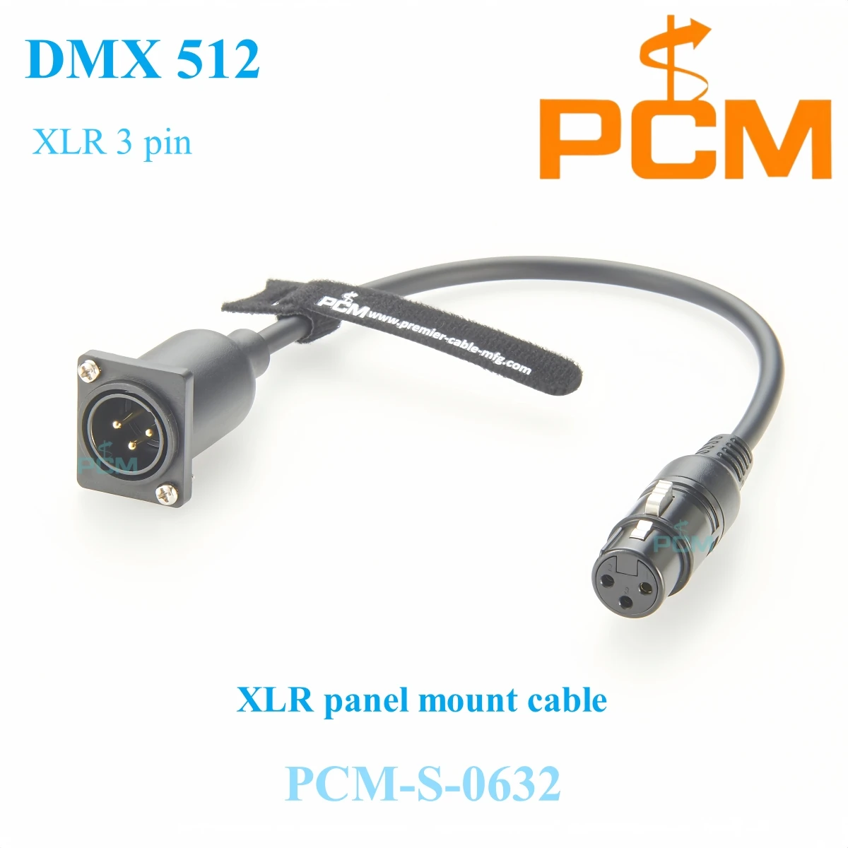 XLR 3 Pin D-Type Panel Mount extension Cable for Stage Lighting Mixer and audio Processor compatible with NC3MD-L-1 size
XLR 3 Pin D-Type Panel Mount extension Cable for Stage Lighting Mixer and audio Processor compatible with NC3MD-L-1 size