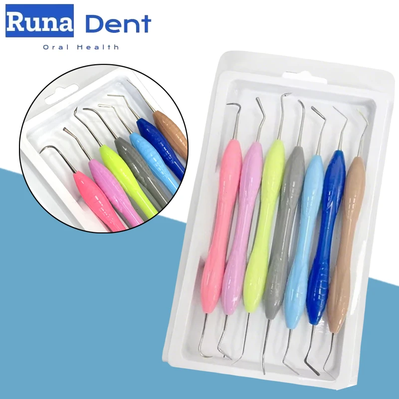 Набор из 7 инструментов для пломбирования зубов композитным материалом: силиконовые шпатели с антипригарным покрытием для эстетической реставрации, инструменты для стоматологов
Набор из 7 инструментов для пломбирования зубов композитным материалом: силиконовые шпатели с антипригарным покрытием для эстетической реставрации, инструменты для стоматологов