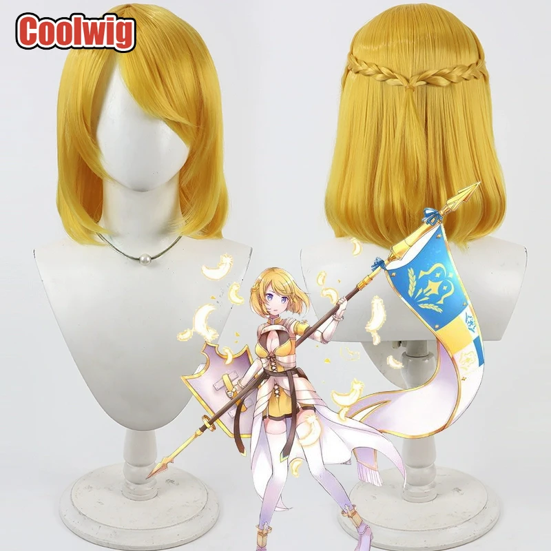 Coolwig Synthetic Hair Jeanne d'Arc Cosplay Wigs Compass: Combat Providence Analysis System Short Gold Blonde Wig Heat Resistant
Coolwig Synthetic Hair Jeanne d'Arc Cosplay Wigs Compass: Combat Providence Analysis System Short Gold Blonde Wig Heat Resistant