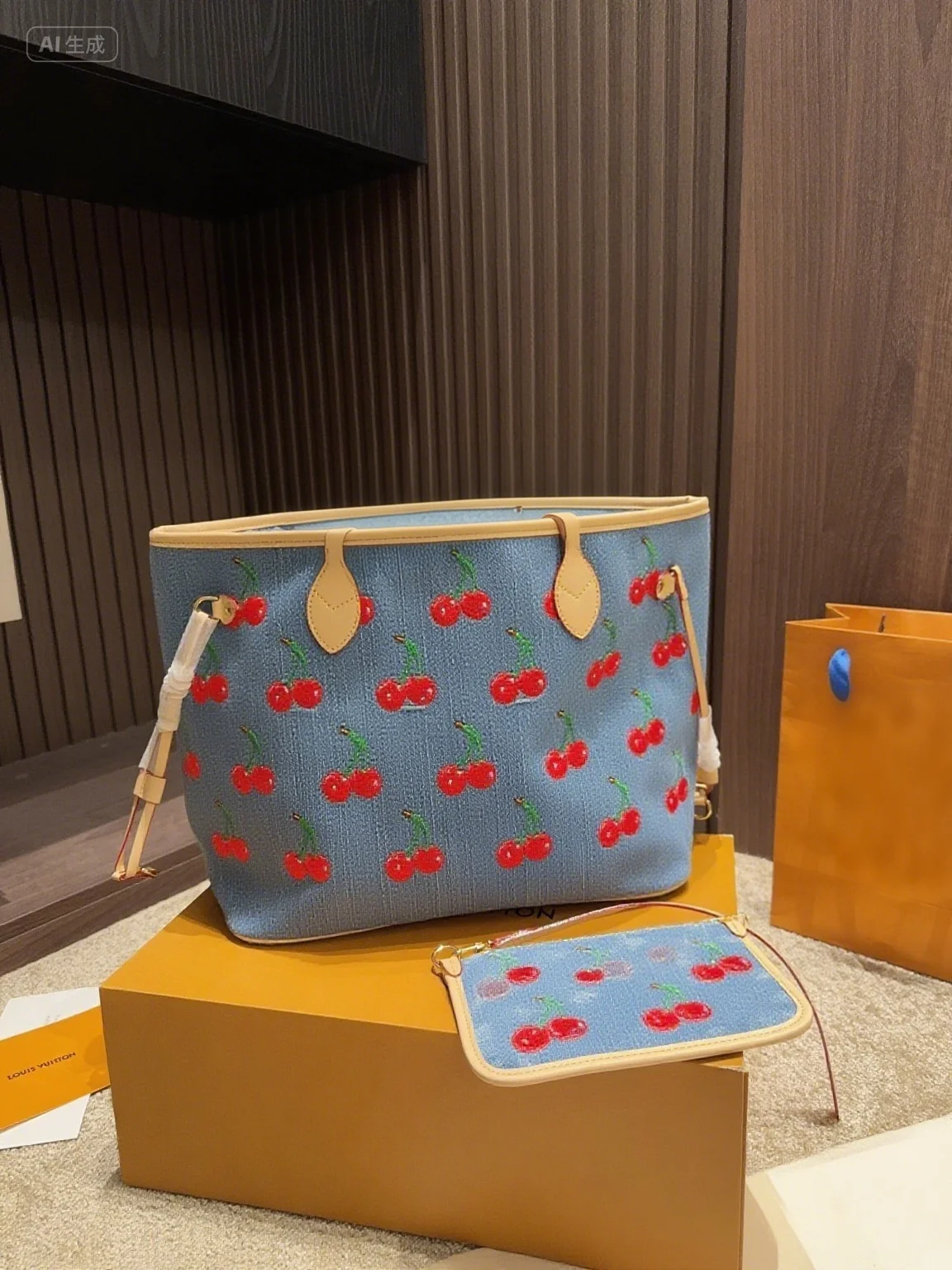 2025 women's bag fashion new large capacity casual ladies shopping bag denim cherry red classic simple
2025 women's bag fashion new large capacity casual ladies shopping bag denim cherry red classic simple