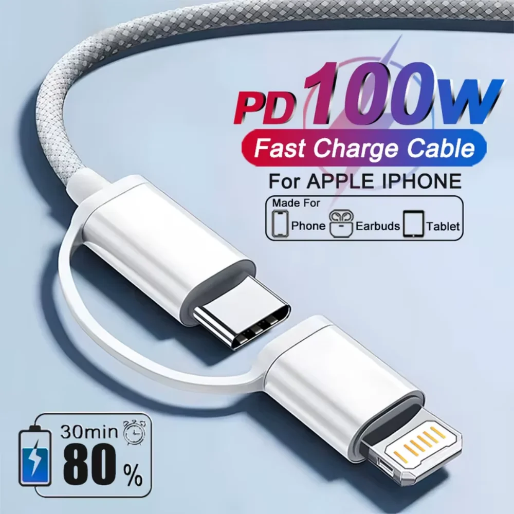 Кабель для быстрой зарядки 100 Вт с плетеным корпусом для iPhone 17 Air 14 13 12 11 15 16 Pro Max Plus, USB Type-C, кабель для передачи данных, аксессуары для телефонов
Кабель для быстрой зарядки 100 Вт с плетеным корпусом для iPhone 17 Air 14 13 12 11 15 16 Pro Max Plus, USB Type-C, кабель для передачи данных, аксессуары для телефонов