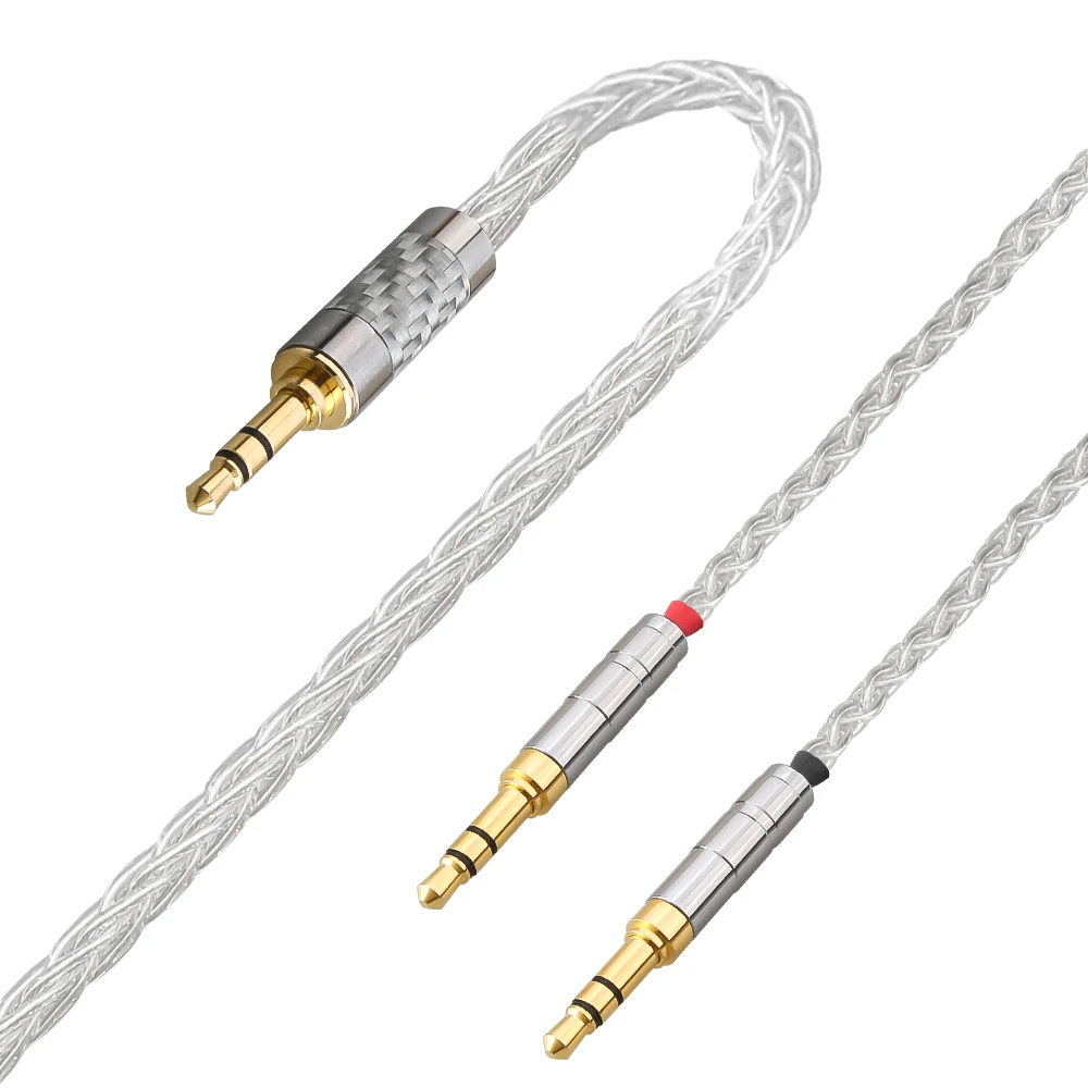 16cores Pure Silver Cable for Arya/Sundara/Ananda 2.5mm/3.5mm/4.4mm/6.3mm and 4-Pin XLR Balanced
16cores Pure Silver Cable for Arya/Sundara/Ananda 2.5mm/3.5mm/4.4mm/6.3mm and 4-Pin XLR Balanced