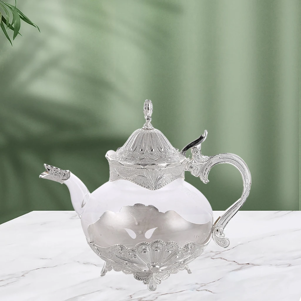Vintage Glass Teapot Coffee Pot European Style Comfortable Handle Exquisite Lid Home Decoration
Vintage Glass Teapot Coffee Pot European Style Comfortable Handle Exquisite Lid Home Decoration