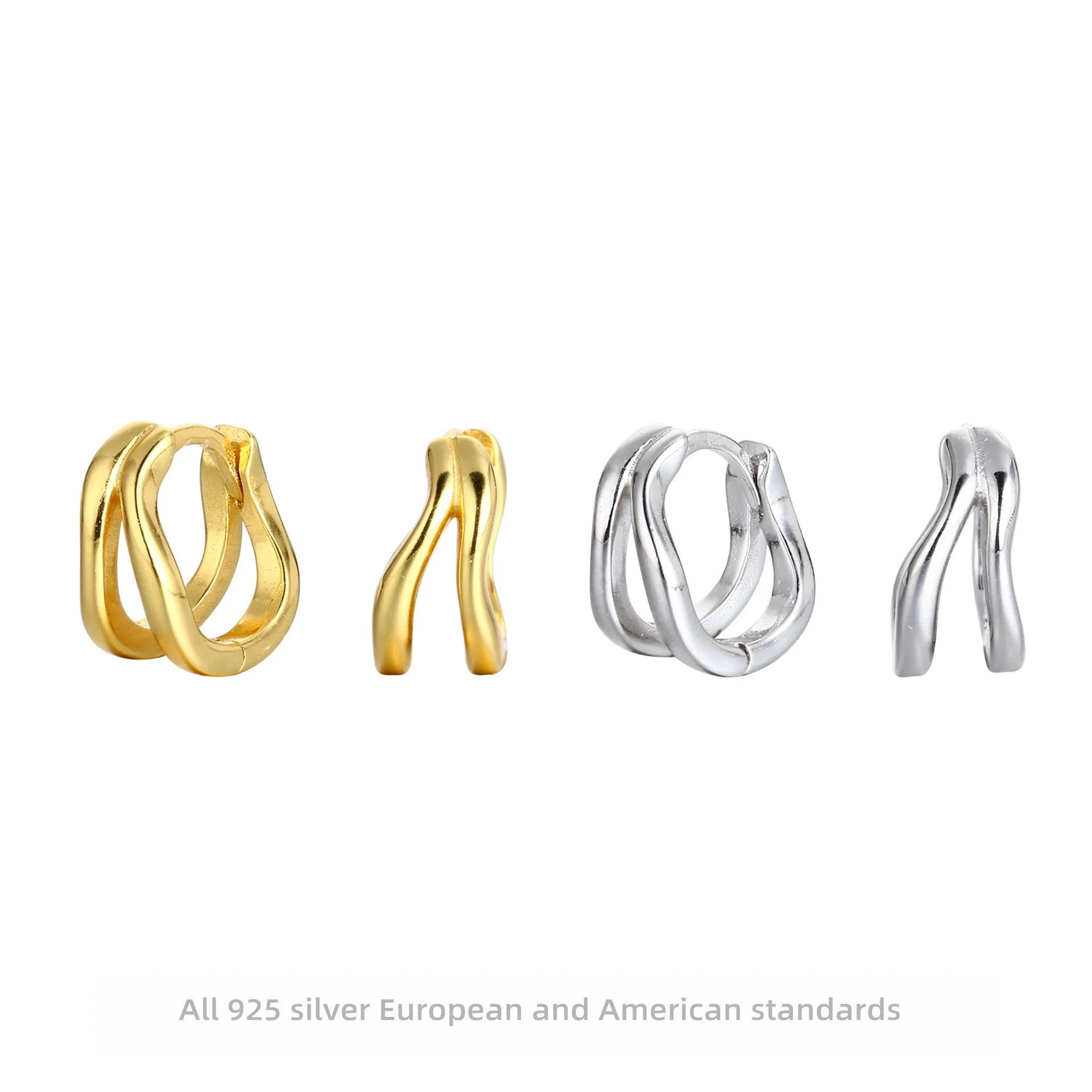 Французские серьги-кольца из стерлингового серебра 925 пробы, блестящие минималистичные серьги с двойным кругом для женщин, элегантные повседневные ювелирные изделия, подарок
Французские серьги-кольца из стерлингового серебра 925 пробы, блестящие минималистичные серьги с двойным кругом для женщин, элегантные повседневные ювелирные изделия, подарок