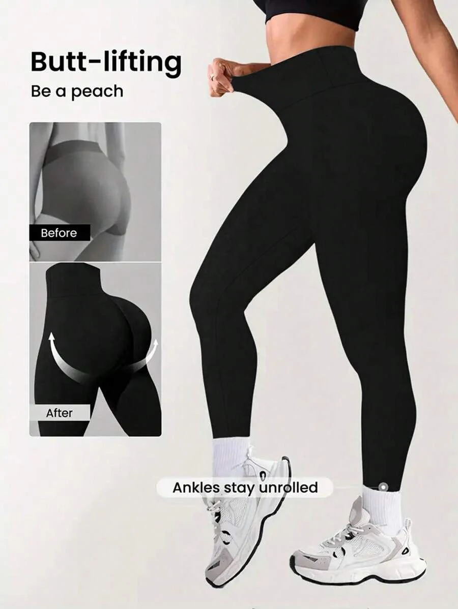 Women Yoga Leggings Elastic breathable Running Fitness Pants Summer High Waist Butt Lifting Knitted pants Solid Sports Clothing
Women Yoga Leggings Elastic breathable Running Fitness Pants Summer High Waist Butt Lifting Knitted pants Solid Sports Clothing