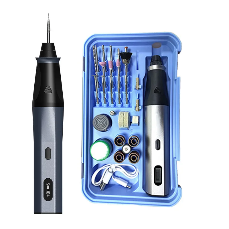 Wireless Electric Grinding Pen Engraving Machine Power Tools 28000rpm USB Cordless Mini Drill For Wood Jade Carving Polisher
Wireless Electric Grinding Pen Engraving Machine Power Tools 28000rpm USB Cordless Mini Drill For Wood Jade Carving Polisher
