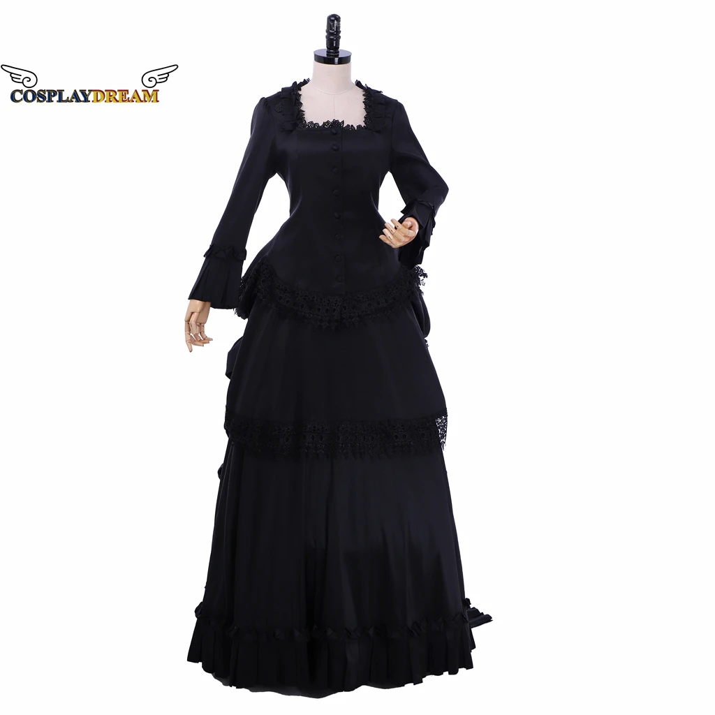 Victorian Woman Ball Gown Dress Adult Medieval Fancy Party Dress Suit Black Top Skirt Suit Victorian Europ Women Evening Outfit
Victorian Woman Ball Gown Dress Adult Medieval Fancy Party Dress Suit Black Top Skirt Suit Victorian Europ Women Evening Outfit