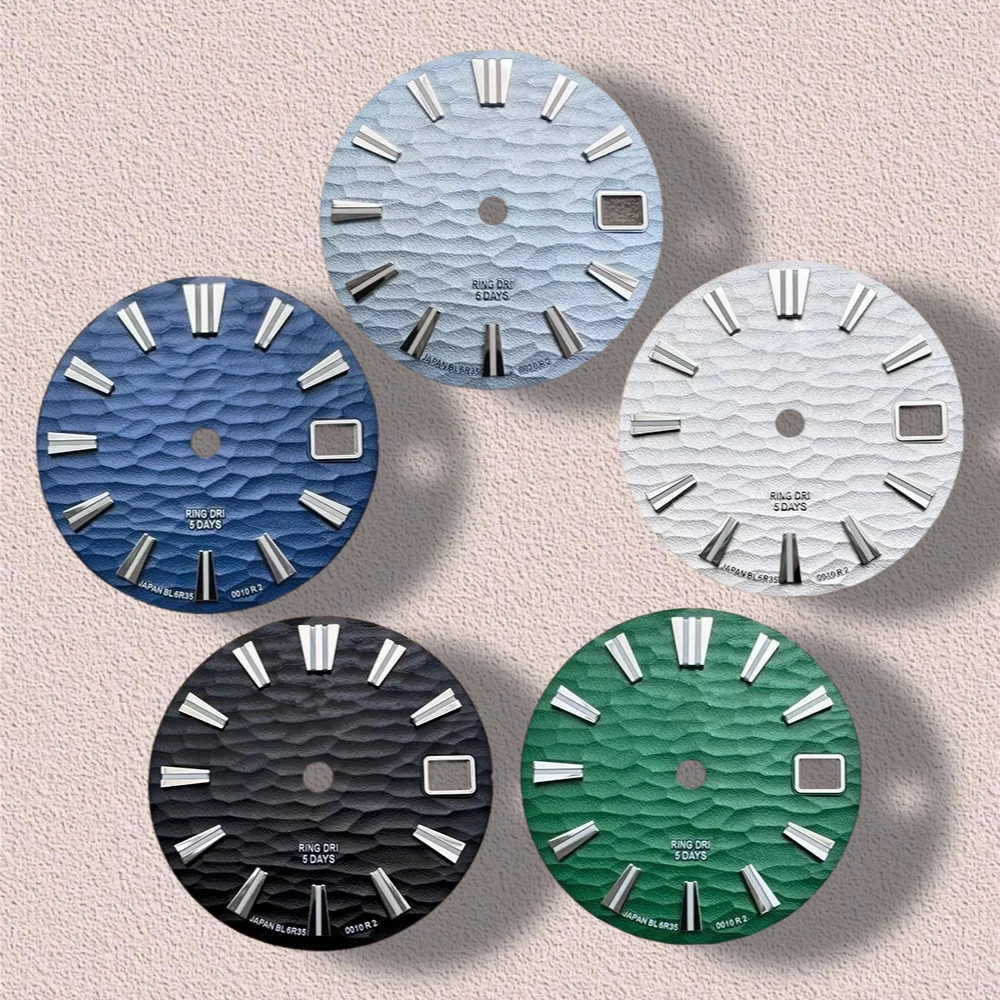 28.5mm GS Logo Wave Dial Suitable For NH35/NH36 Japan Movement Green Luminous High Quality Watch Modification Accessories
28.5mm GS Logo Wave Dial Suitable For NH35/NH36 Japan Movement Green Luminous High Quality Watch Modification Accessories