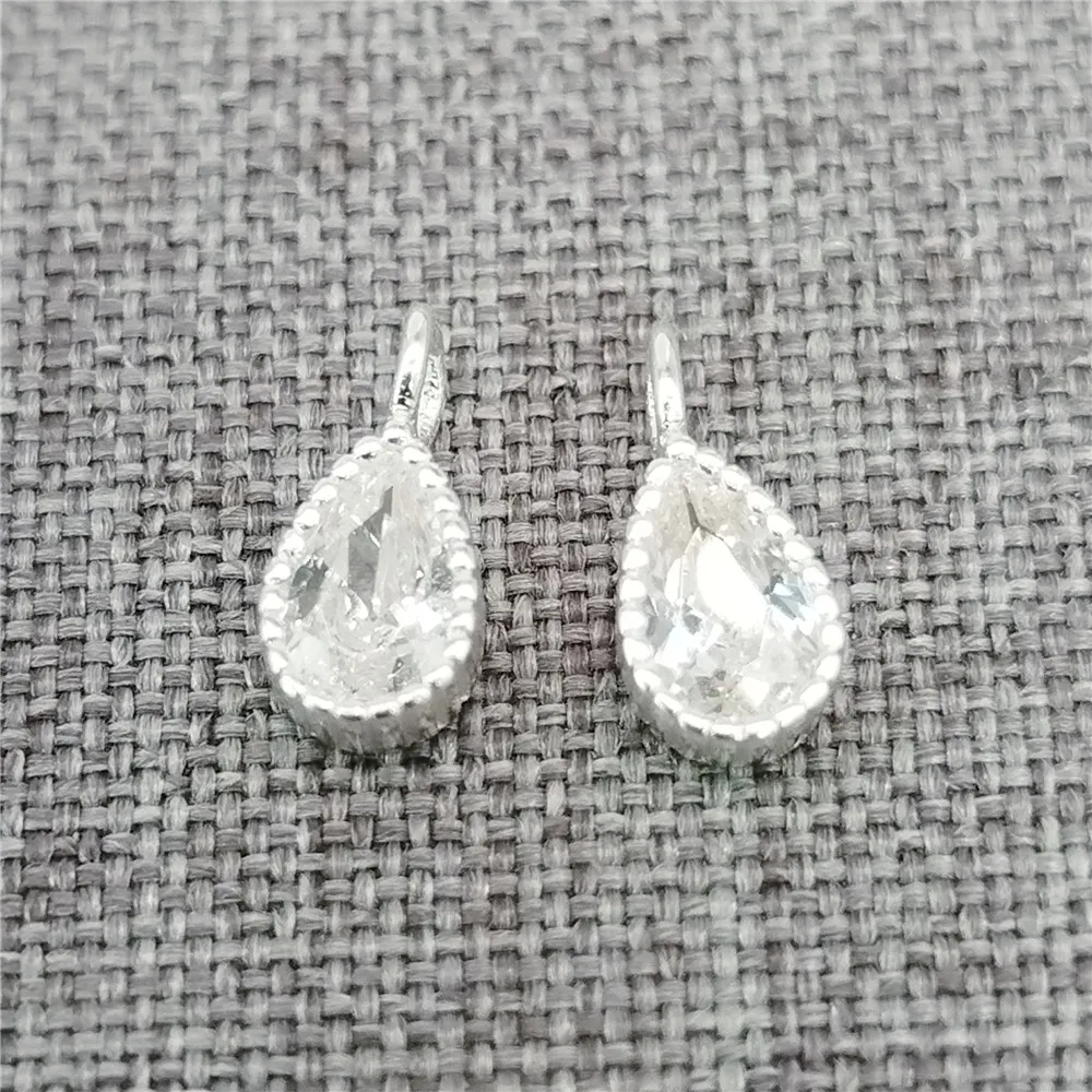 2pcs of 925 Sterling Silver Drop Charms w/ CZ Birthstone Pendant for Bracelet Necklace
2pcs of 925 Sterling Silver Drop Charms w/ CZ Birthstone Pendant for Bracelet Necklace