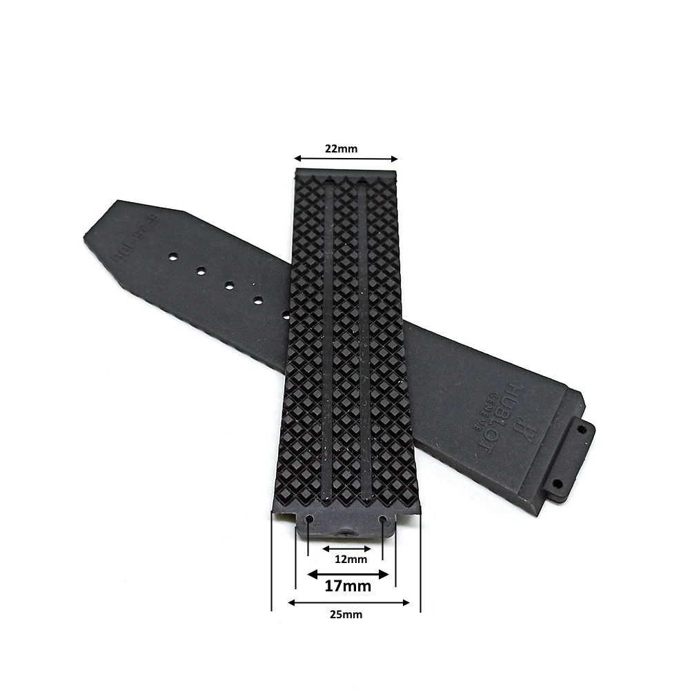 Hublot Bigbang Classic 44mm Fits with 17mm Black Rubber Replacement Watch Band Strap
Hublot Bigbang Classic 44mm Fits with 17mm Black Rubber Replacement Watch Band Strap
