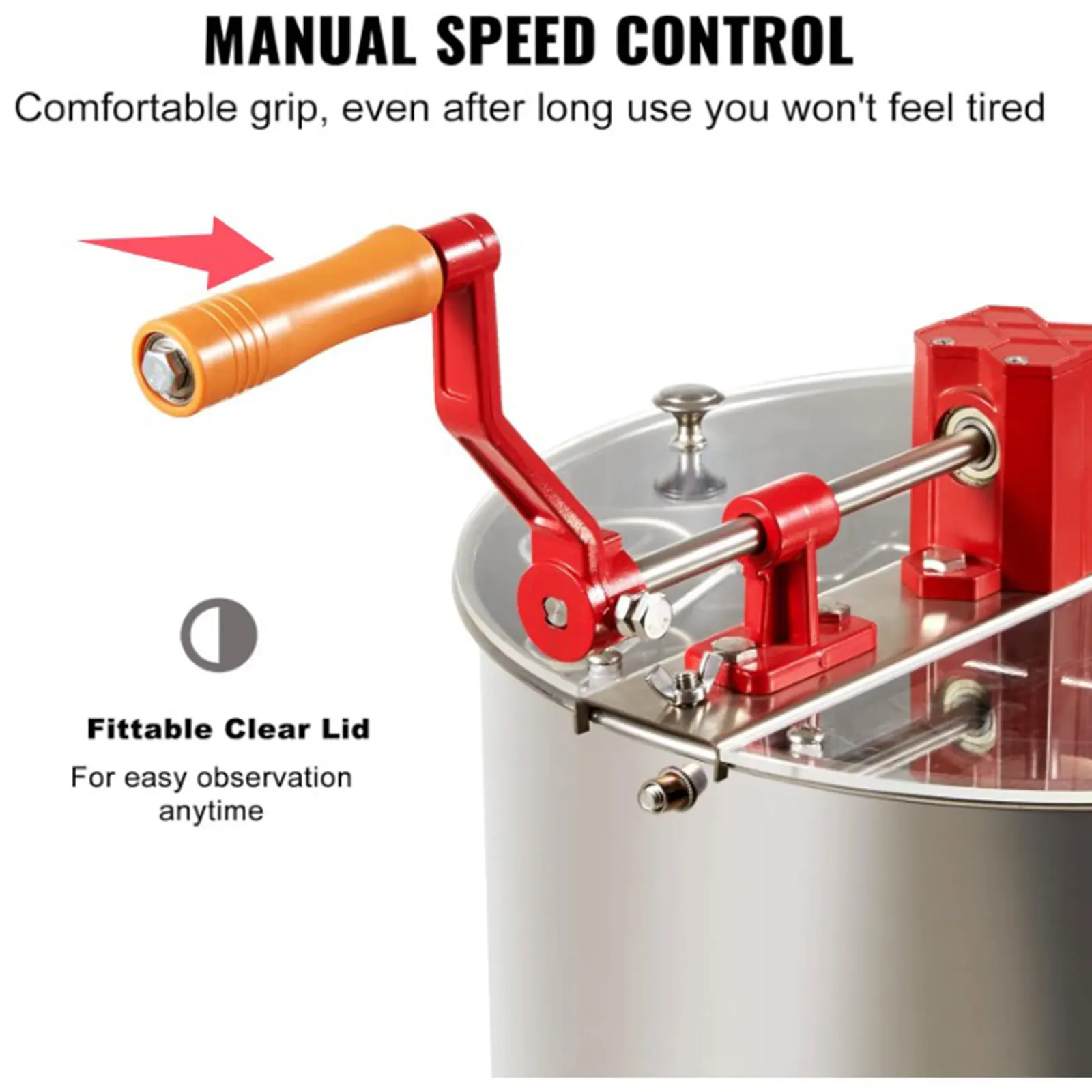 Honey Extractor Handle Replacement Professional Honey Dispenser Drive Gear Ergonomic Grip Beekeeping Tool Equipment Part Repair
Honey Extractor Handle Replacement Professional Honey Dispenser Drive Gear Ergonomic Grip Beekeeping Tool Equipment Part Repair