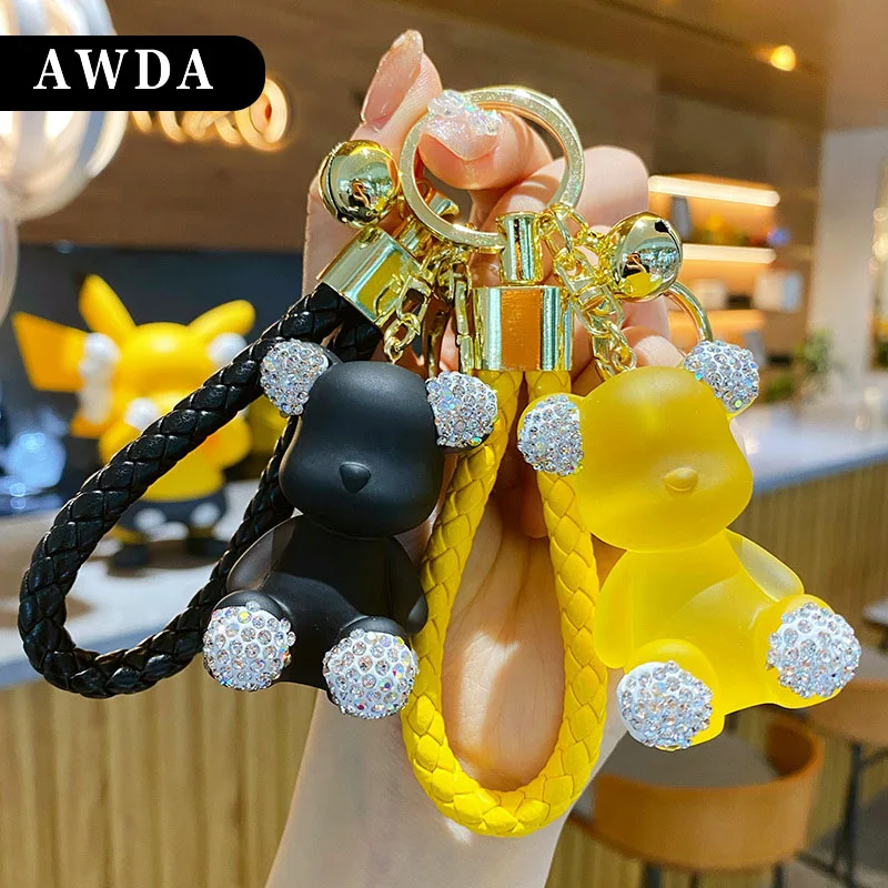 Diamond Crystal Bear Cartoon Resin Keychain Pendant Cute Creative Car Keychain Women'S Bag Accessories Gift
Diamond Crystal Bear Cartoon Resin Keychain Pendant Cute Creative Car Keychain Women'S Bag Accessories Gift