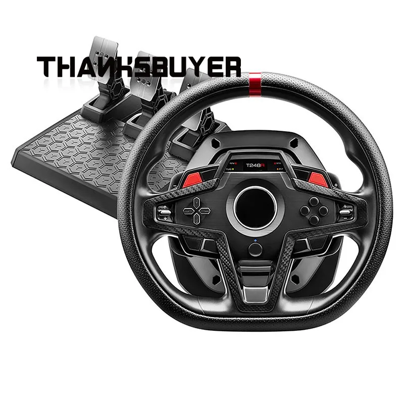 Оригинальное рулевое колесо с обратной связью T300RS GT (T300GT) + гоночные педали с 3 педалями для Thrustmaster
Оригинальное рулевое колесо с обратной связью T300RS GT (T300GT) + гоночные педали с 3 педалями для Thrustmaster