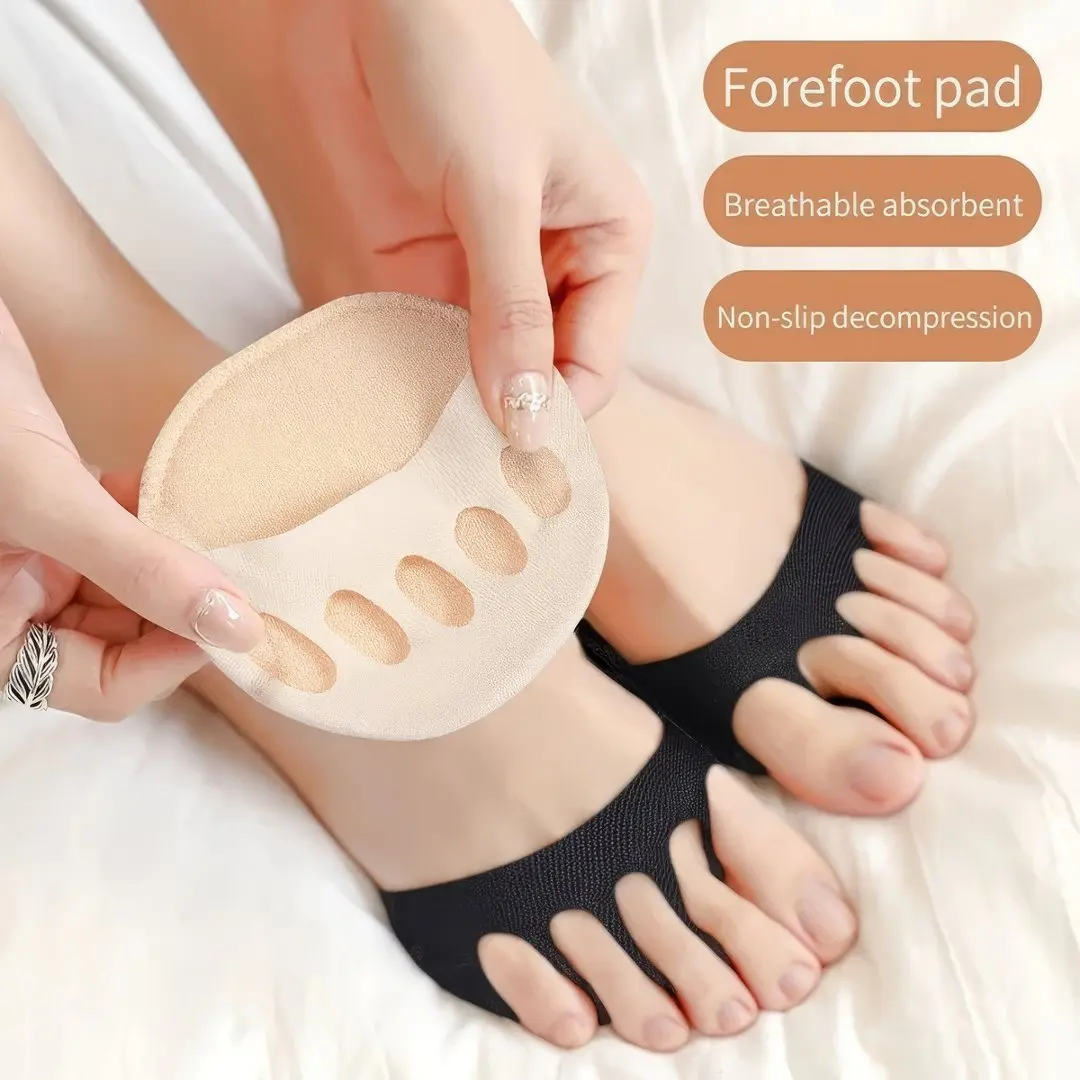 6 pairs of black anti-slip front foot pads for women, high heel cushioning pads, padding, and invisible anti-abrasion foot pads
6 pairs of black anti-slip front foot pads for women, high heel cushioning pads, padding, and invisible anti-abrasion foot pads