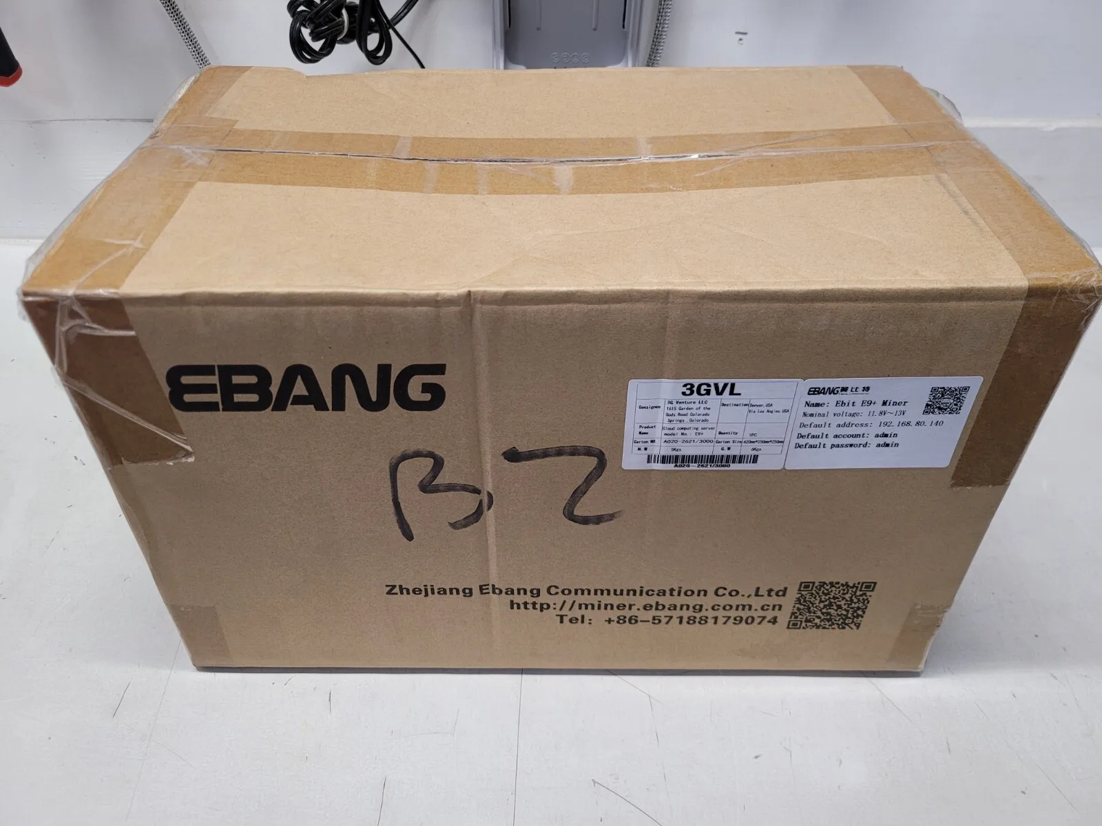 DCE Antminer Z11 140KSol/s ZEC Miner 1418 Watts Power Supply Included
DCE Antminer Z11 140KSol/s ZEC Miner 1418 Watts Power Supply Included