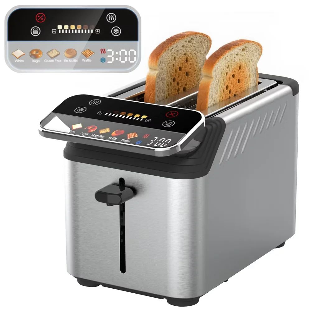 Whall New 2-slice toaster, Smarter Screen And Easier Operation, Full Stainless Steel,5 Basic Functions
Whall New 2-slice toaster, Smarter Screen And Easier Operation, Full Stainless Steel,5 Basic Functions