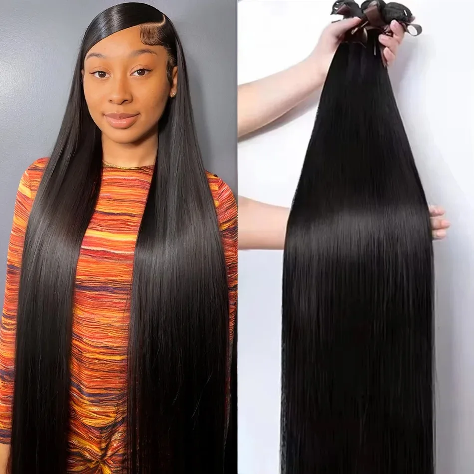 YKB Straight Bundles Human Hair 12A Remy Virgin Hair 3 4 Bundles Deal Brazilian 30 32 40 Inch Natural Black Extensions 100% Raw
YKB Straight Bundles Human Hair 12A Remy Virgin Hair 3 4 Bundles Deal Brazilian 30 32 40 Inch Natural Black Extensions 100% Raw