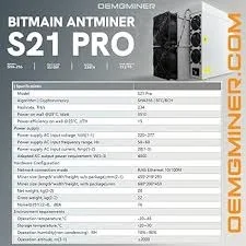 A Buy 10 Get 6 Free BITMAIN ANTMINER S21 Pro 234Th Air-Cooling Ultra-efficient Bitcoin Miner for Large-Scale BTC Mining Farms
A Buy 10 Get 6 Free BITMAIN ANTMINER S21 Pro 234Th Air-Cooling Ultra-efficient Bitcoin Miner for Large-Scale BTC Mining Farms