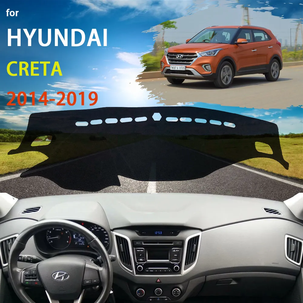 Защитный чехол для приборной панели Hyundai Creta IX25 2014 ~ 2019 автомобильные аксессуары, приборная панель, анти-УФ-ковер, солнцезащитный коврик для приборной панели
Защитный чехол для приборной панели Hyundai Creta IX25 2014 ~ 2019 автомобильные аксессуары, приборная панель, анти-УФ-ковер, солнцезащитный коврик для приборной панели