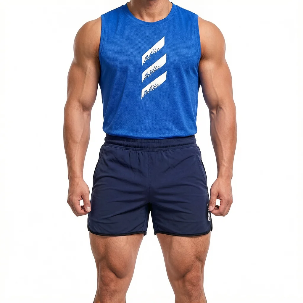 2026 New Summer Men's Running & Fitness Set Mesh Sleeveless Vest + Quick Dry Shorts For Jogging, Gym Training Men's Sweatpants
2026 New Summer Men's Running & Fitness Set Mesh Sleeveless Vest + Quick Dry Shorts For Jogging, Gym Training Men's Sweatpants