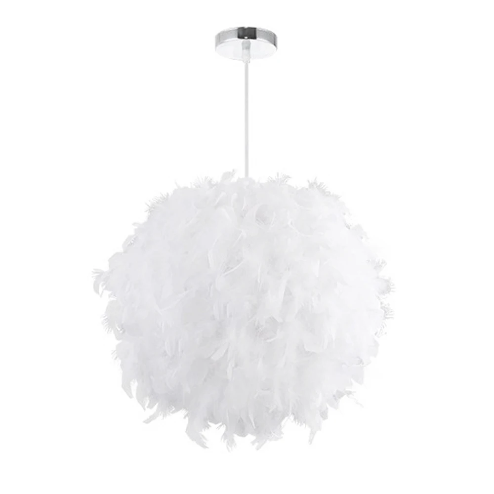 Fluffy Feather Pendant Light Modern E27 Lamp Holder Hanging Fairy Lighting Fixture Bedroom Living Room Chandelier Droplight LED
Fluffy Feather Pendant Light Modern E27 Lamp Holder Hanging Fairy Lighting Fixture Bedroom Living Room Chandelier Droplight LED