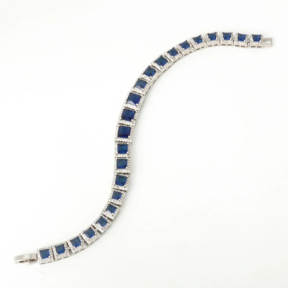NYH High Quality Zircon Tennis Bracelet Blue Gemstone Chain Bracelet Copper Jewelry
NYH High Quality Zircon Tennis Bracelet Blue Gemstone Chain Bracelet Copper Jewelry