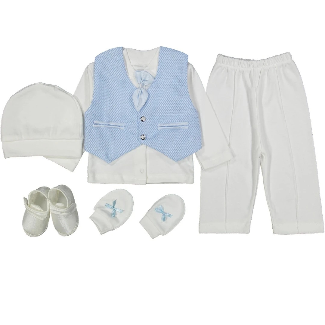6-Pcs Boy Baby Prince Circumcision Mawlid Baptism Set Clothing Outfit Custom Baby Clothes Winter Spring
6-Pcs Boy Baby Prince Circumcision Mawlid Baptism Set Clothing Outfit Custom Baby Clothes Winter Spring
