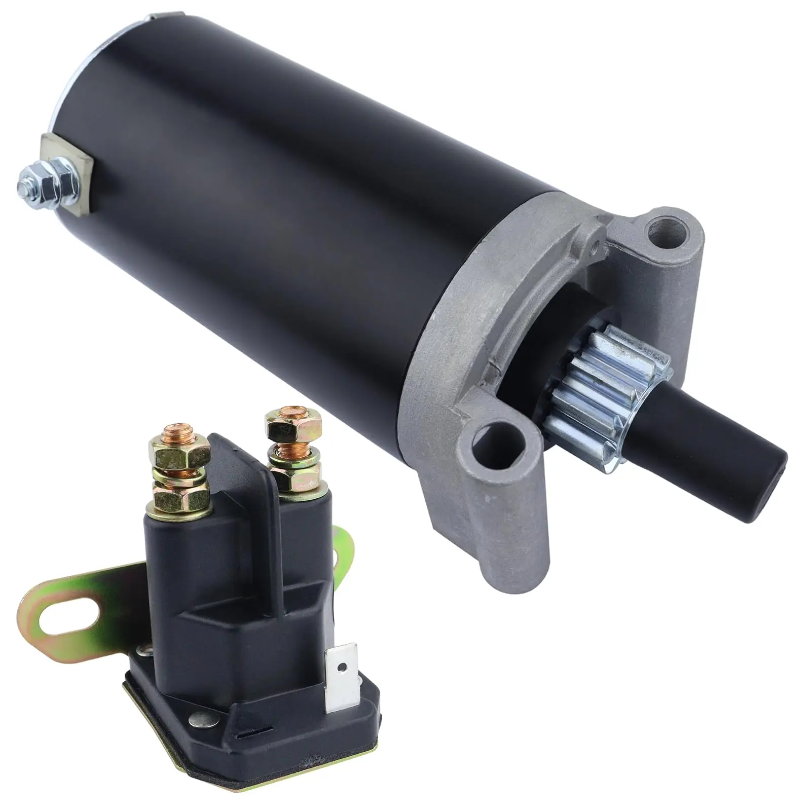 Starter Motor & Solenoid Relay for Kohler Courage Engines for Toro GT2200 2006-2007, GT2100 GT2300 2006, LX500 2006, LX425 2007
Starter Motor & Solenoid Relay for Kohler Courage Engines for Toro GT2200 2006-2007, GT2100 GT2300 2006, LX500 2006, LX425 2007