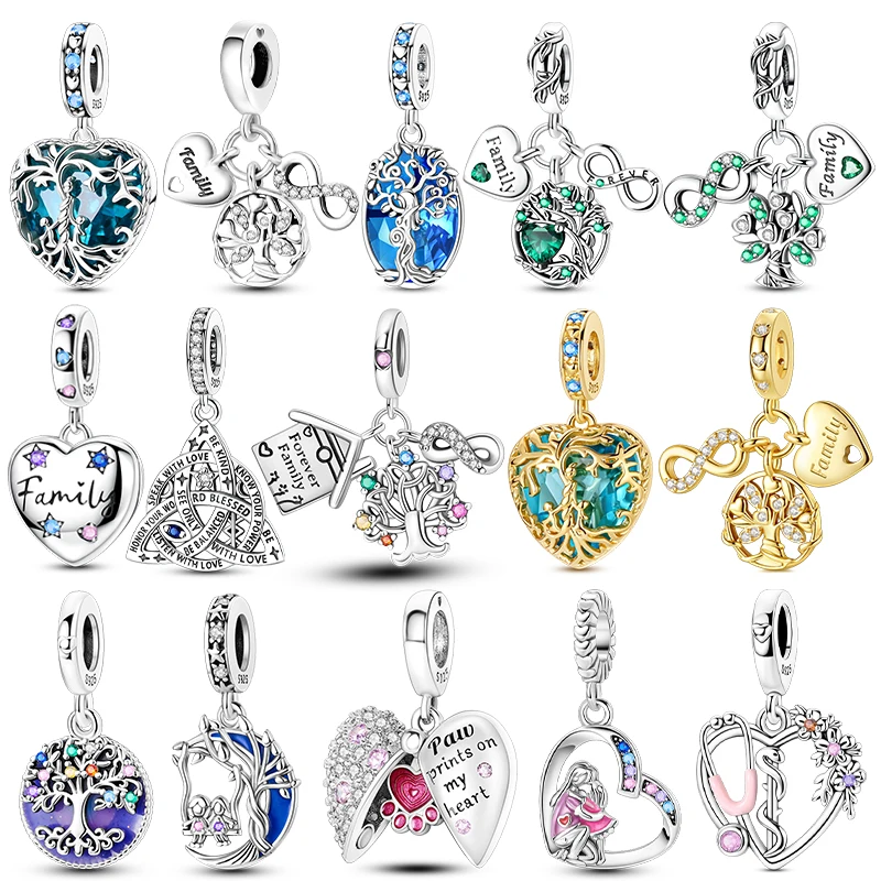 925 Sterling Silver Pendant Charm Bead Eternal Symbol Family Tree of Life Pendant Fit Original Bracelet Necklace DIYJewelry Gift
925 Sterling Silver Pendant Charm Bead Eternal Symbol Family Tree of Life Pendant Fit Original Bracelet Necklace DIYJewelry Gift