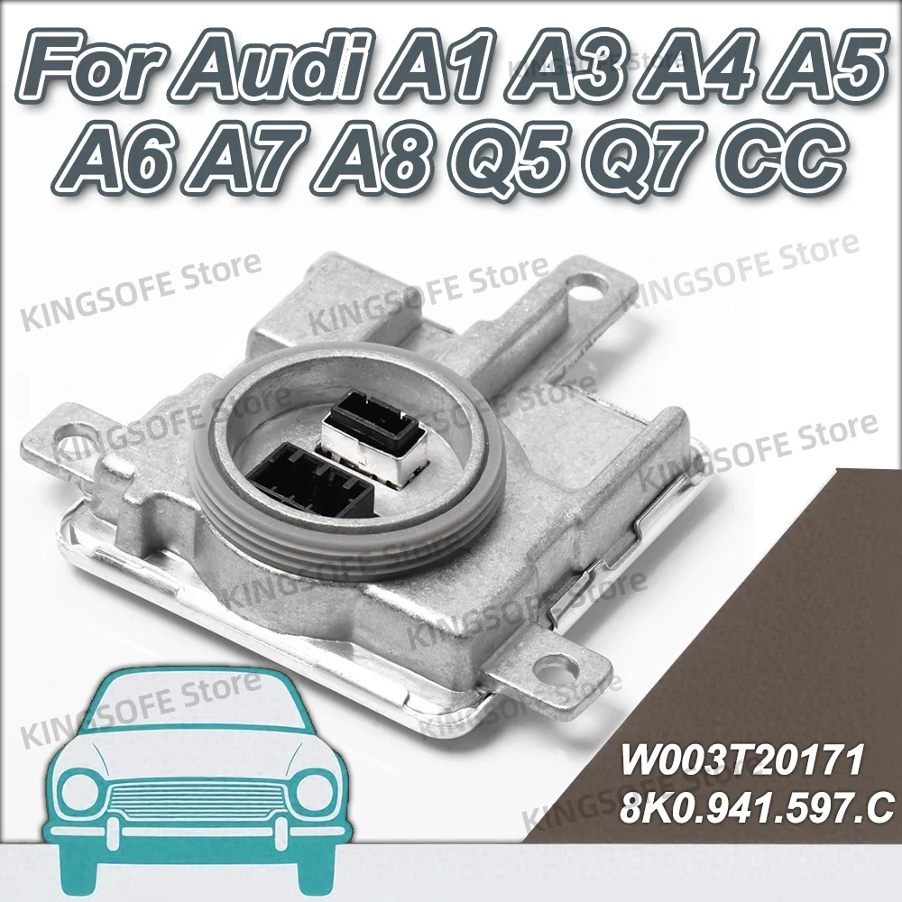 Car Headlight Module Control Unit Xenon HID Ballast W003T20171 8K0.941.597.C For Audi A1 A3 A4 A5 A6 A7 A8 Q5 Q7 CC 
Car Headlight Module Control Unit Xenon HID Ballast W003T20171 8K0.941.597.C For Audi A1 A3 A4 A5 A6 A7 A8 Q5 Q7 CC