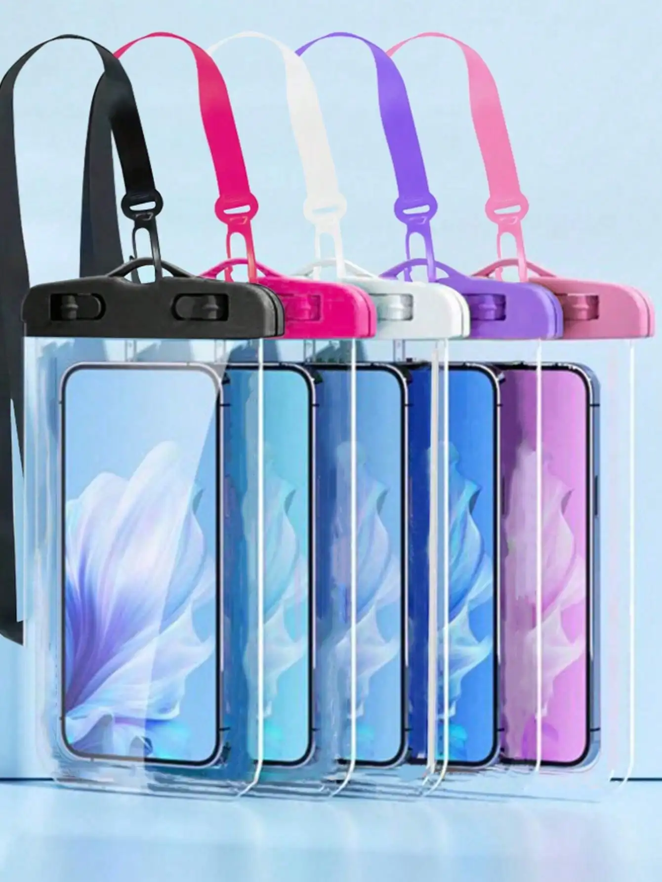 Universal Waterproof Phone Pouch, HD Clear Touch Screen Dry Bag, IPX8 Underwater Cellphone Cover Case for Swimming, Drifting, Water Park, Beach, Snorkeling, Fits Up to 6.5 inch
Universal Waterproof Phone Pouch, HD Clear Touch Screen Dry Bag, IPX8 Underwater Cellphone Cover Case for Swimming, Drifting, Water Park, Beach, Snorkeling, Fits Up to 6.5 inch