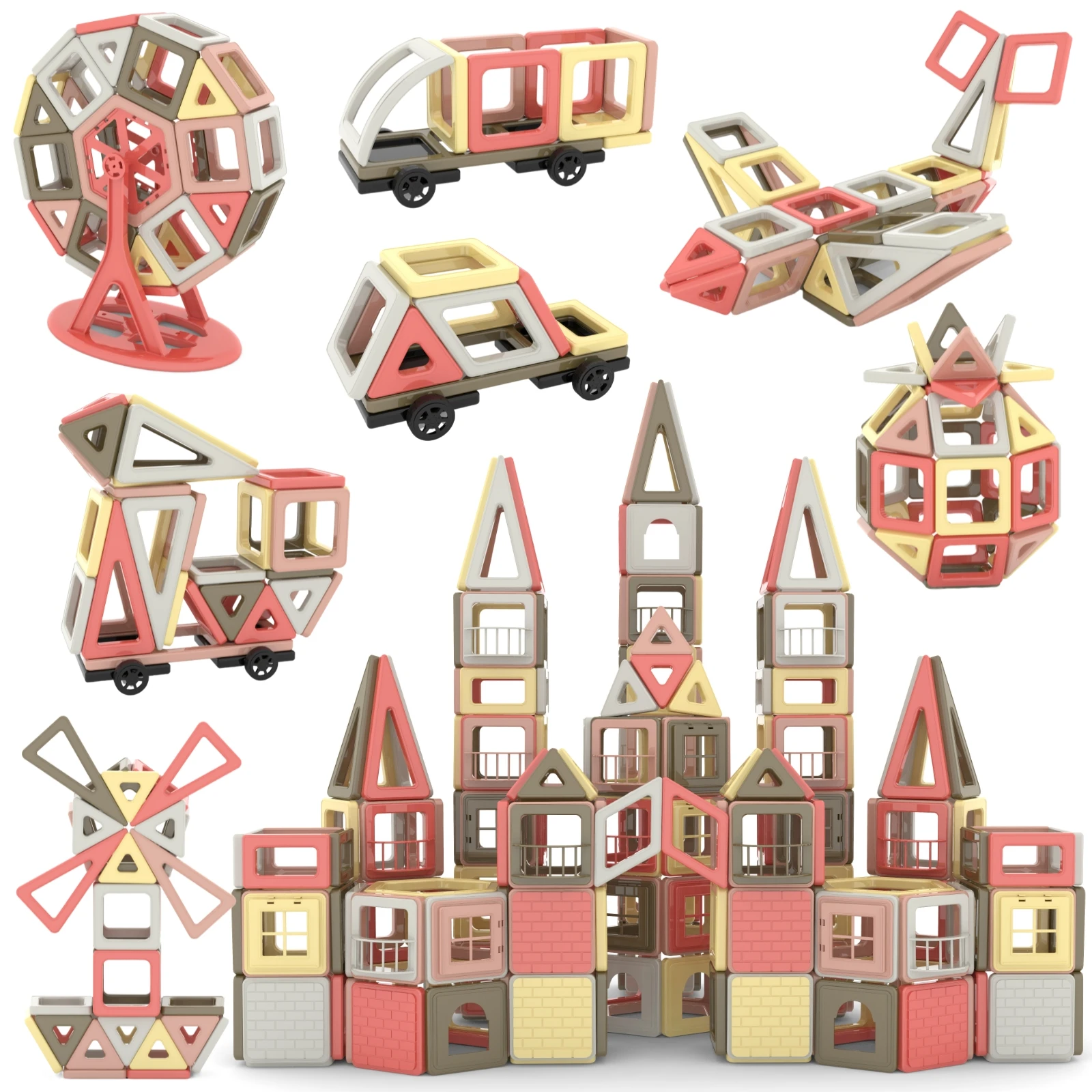 Mini Size 160Pcs Magnetic Tiles Magnet Blocks for 3 4 5 6 7 8 Year Old Boys Girls Learning Educational STEM Toys
Mini Size 160Pcs Magnetic Tiles Magnet Blocks for 3 4 5 6 7 8 Year Old Boys Girls Learning Educational STEM Toys