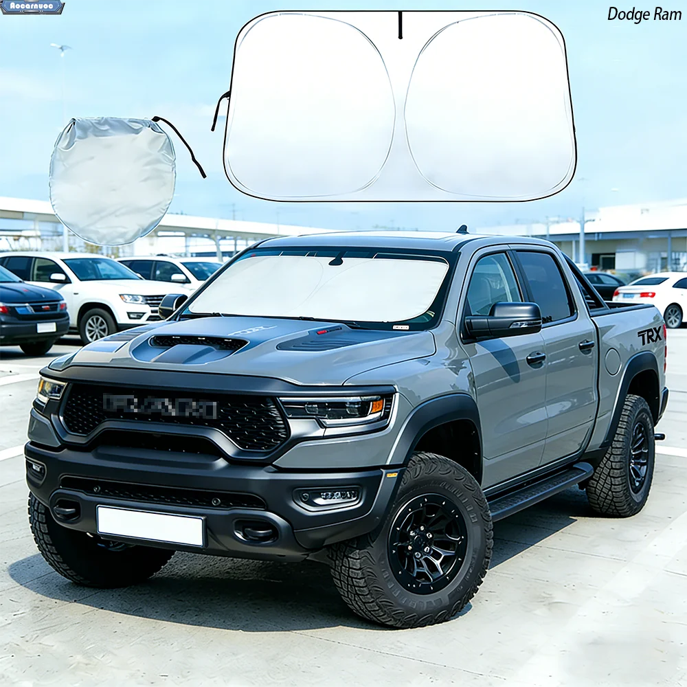 Car Windshield Sun Shade For Dodge Ram 1500 2500 3500 2010-2026 Sunshade Sun Visor Protector Foldable Blocks UV Rays
Car Windshield Sun Shade For Dodge Ram 1500 2500 3500 2010-2026 Sunshade Sun Visor Protector Foldable Blocks UV Rays