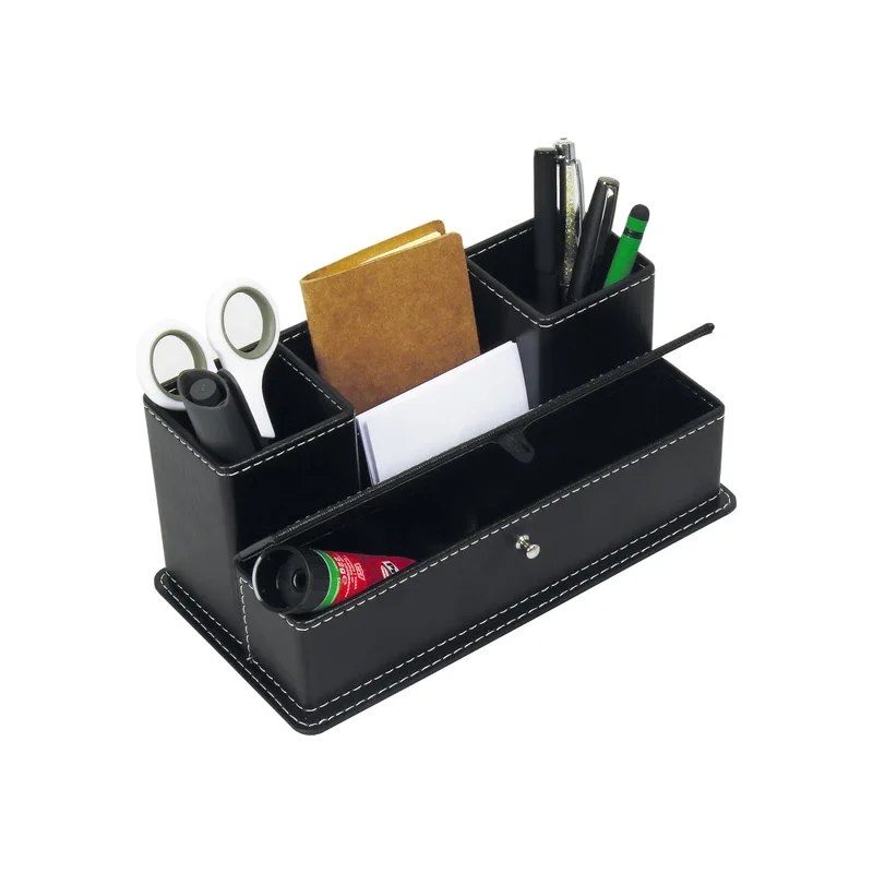 Desktop Leather Pen Holder Organizer Office Furniture with Chest Compartment
Desktop Leather Pen Holder Organizer Office Furniture with Chest Compartment